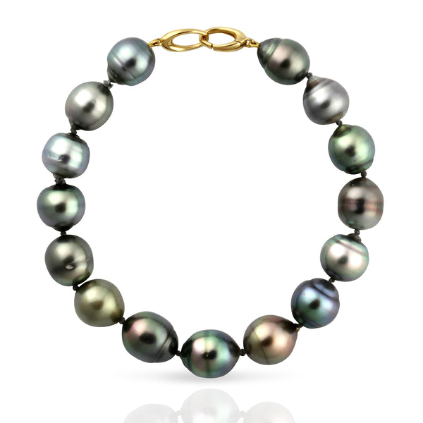 Tahitian Pearl Bracelet - Circled 18cm - STBRYGCL0011 - NANIHI  TAHITIAN  PEARLS