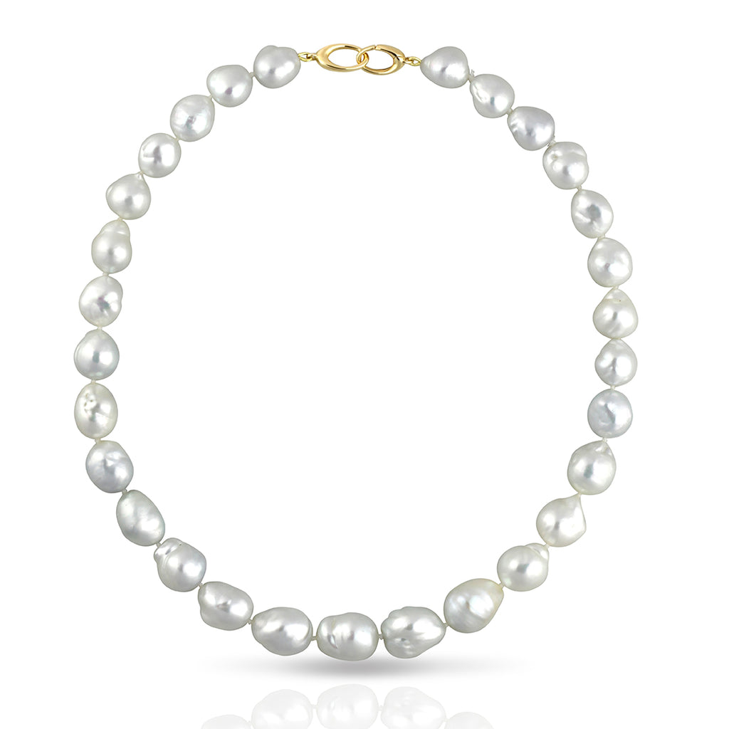 Coscia Pearl String Necklace - Australian South Seas - 0