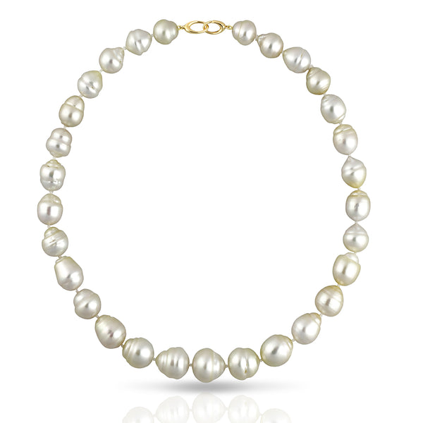 South Sea Pearl Strand Collier Necklace - CIRCLED 45cm - STNESSYGCL005 - NANIHI  TAHITIAN  PEARLS