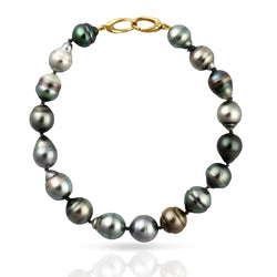 Tahitian Pearl Bracelet - Circled 18cm  - STBRYGCL0009 - NANIHI  TAHITIAN  PEARLS